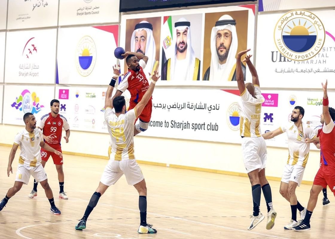 الشارقة يتصدر الدورة المجمعة الأولى لنهائي دوري اليد 1 الشارقة يتصدر الدورة المجمعة الأولى لنهائي دوري اليد