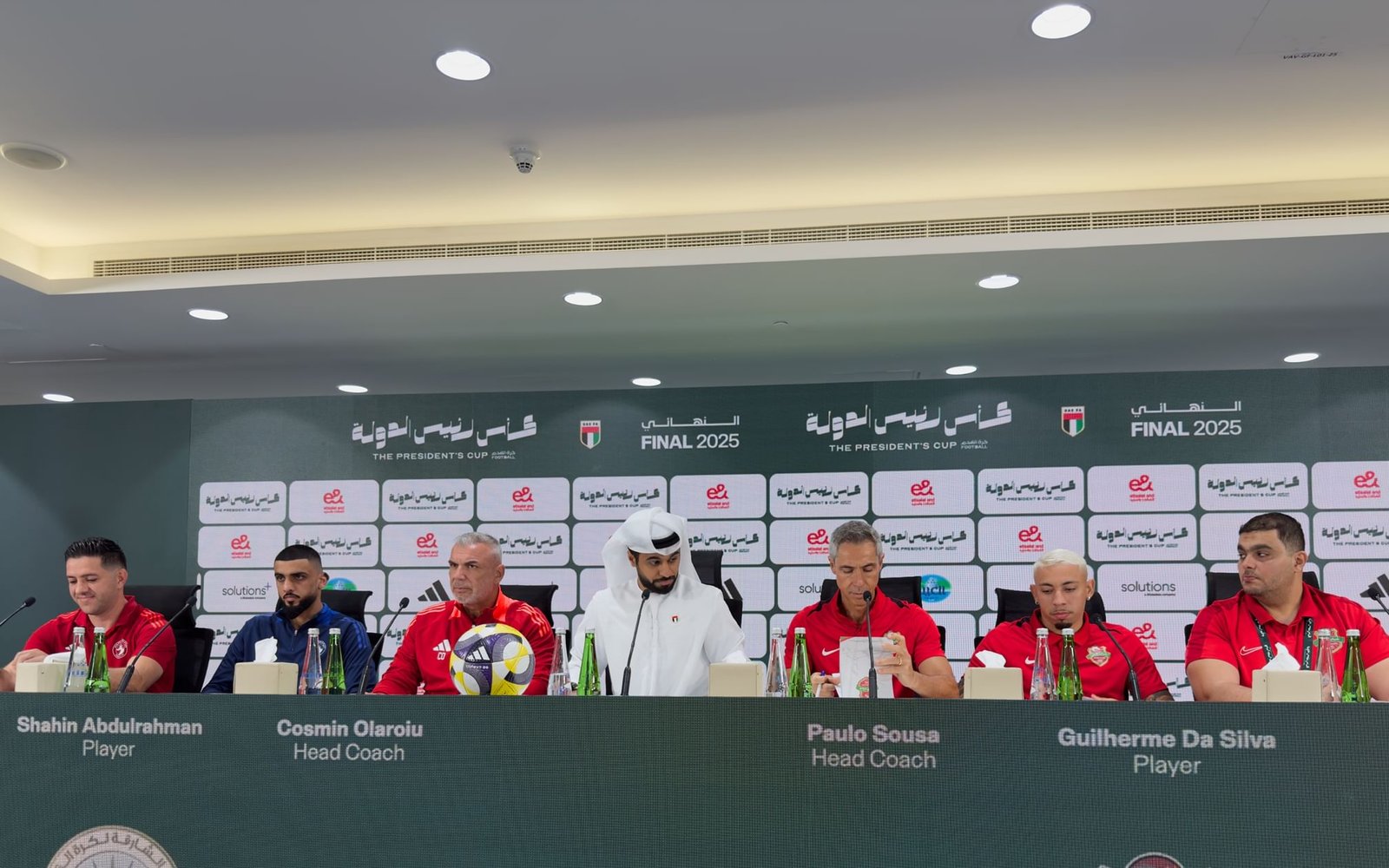 مدربا الشارقة وشباب الأهلي يؤكدان جاهزية الفريقين لنهائي كأس رئيس الدولة 1 مدربا الشارقة وشباب الأهلي يؤكدان جاهزية الفريقين لنهائي كأس رئيس الدولة