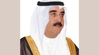 حاكم أم القيوين يهنئ ملك الاردن بذكرى استقلال بلاده
