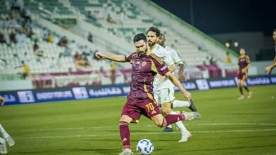 تعادل الوحدة والجزيرة في دوري أدنوك للمحترفين