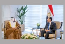 محمد الشرقي يلتقي رئيس مجلس الوزراء المصري