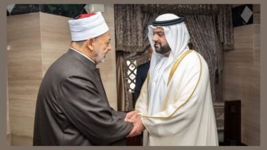 محمد الشرقي يلتقي شيخ الأزهر الشريف