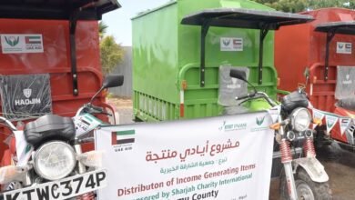 "خيرية الشارقة" تدعم 359 أسرة منتجة خارج الدولة في الربع الأول