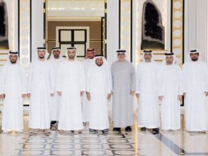 محمد بن سعود القاسمي يشهد توقيع اتفاقية تعاون بين "رأس الخيمة للقرآن" و"الهلال الأحمر"