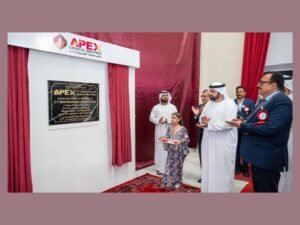 محمد الشرقي يفتتح أول منشأة متخصّصة في إنتاج كربونات الكالسيوم المطحونة في الفجيرة