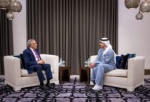 عبدالله بن زايد يستقبل نائب رئيس الوزراء وزير الخارجية الباكستاني