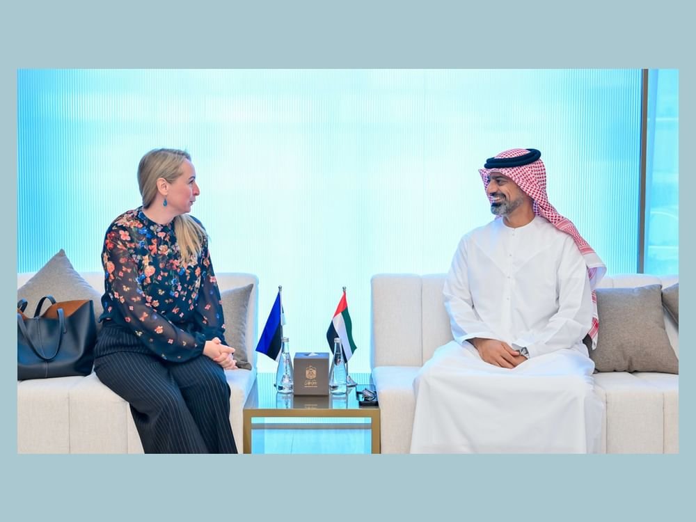 عمّار النعيمي وسفيرة أستونيا يبحثان سبل تعزيز التّعاون 1 عمّار النعيمي