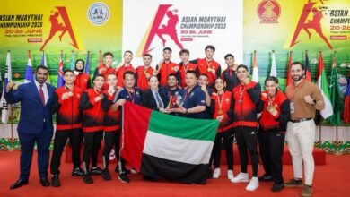 منتخب الإمارات للمواي تاي يحصد 16 ميدالية ويتصدر فئة الرجال في بطولة آسيا