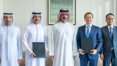 عمار بن حميد يشهد توقيع مذكرة تفاهم لتطوير ميناء عجمان بمليار درهم