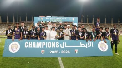 تتويج العين بكأس السوبر تحت 18 سنة
