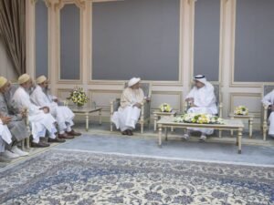 ولي عهد الشارقة يستقبل سلطان طائفة البُهرة
