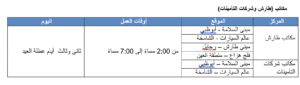 مركز النقل المتكامل يعلن عن مواعيد خدماته خلال عطلة عيد الأضحى المبارك 1446 هجرية (2025 ميلادية)