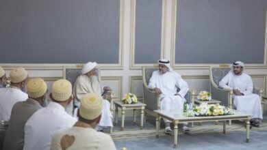 ولي عهد الشارقة يستقبل سلطان طائفة البُهرة
