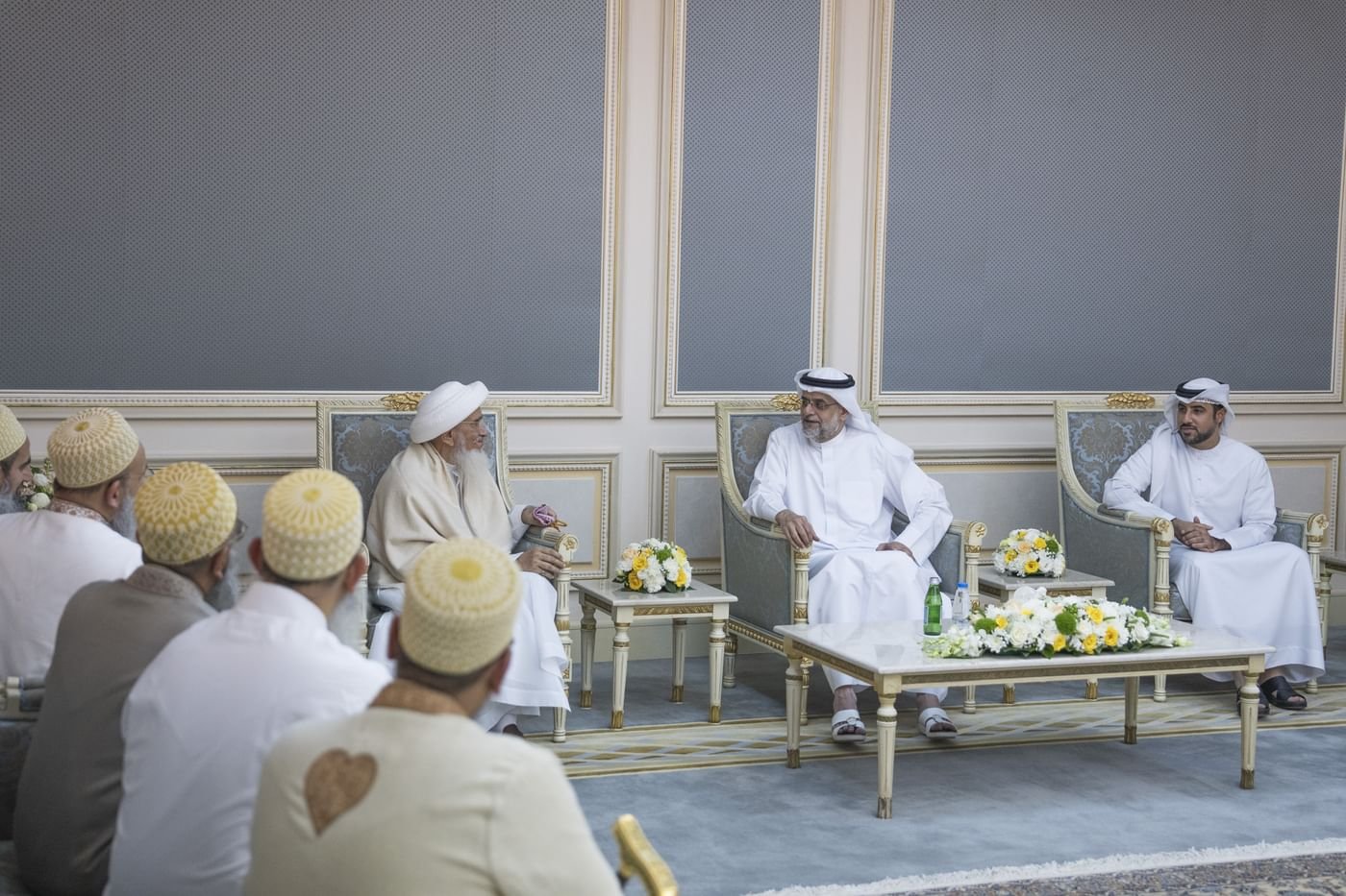 ولي عهد الشارقة يستقبل سلطان طائفة البُهرة 1 ولي عهد الشارقة يستقبل سلطان طائفة البُهرة