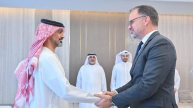 عمار بن حميد يلتقي قنصل عام الولايات المتحدة الأمريكية