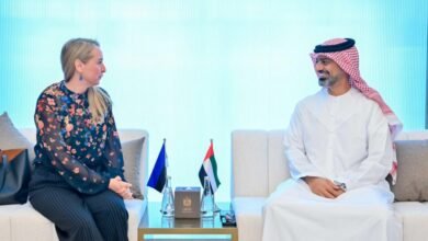 عمار بن حميد يستقبل سفيرة جمهورية أستونيا لدى الدولة