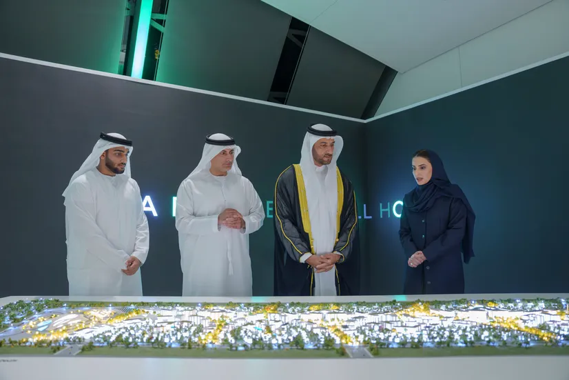 سلطان بن أحمد القاسمي يشهد حفل إطلاق مشروع مدينة خالد بن سلطان 1 سلطان بن أحمد القاسمي
