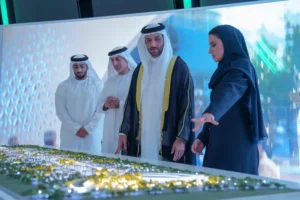 سلطان بن أحمد القاسمي يشهد حفل إطلاق مشروع مدينة خالد بن سلطان