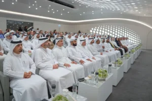 سلطان بن أحمد القاسمي يشهد حفل إطلاق مشروع مدينة خالد بن سلطان