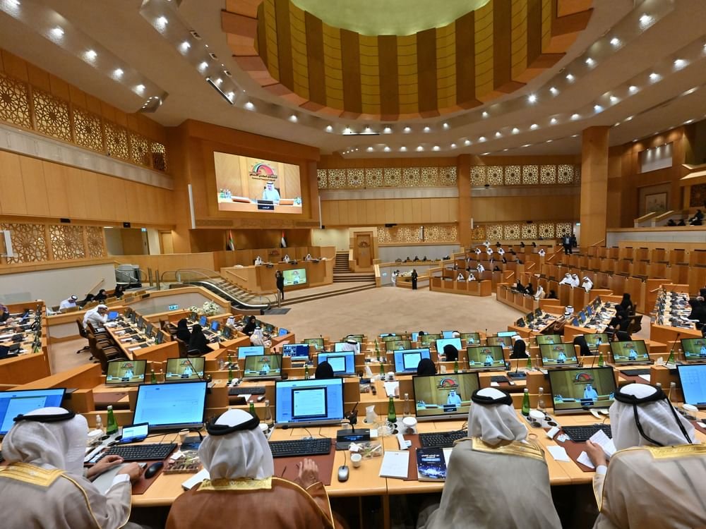 "الوطني الاتحادي" يناقش سياسة الحكومة بشأن تعزيز معدلات الإنجاب ويوافق على 4 مشروعات قوانين 1 "الوطني الاتحادي" يناقش سياسة الحكومة بشأن تعزيز معدلات الإنجاب ويوافق على 4 مشروعات قوانين