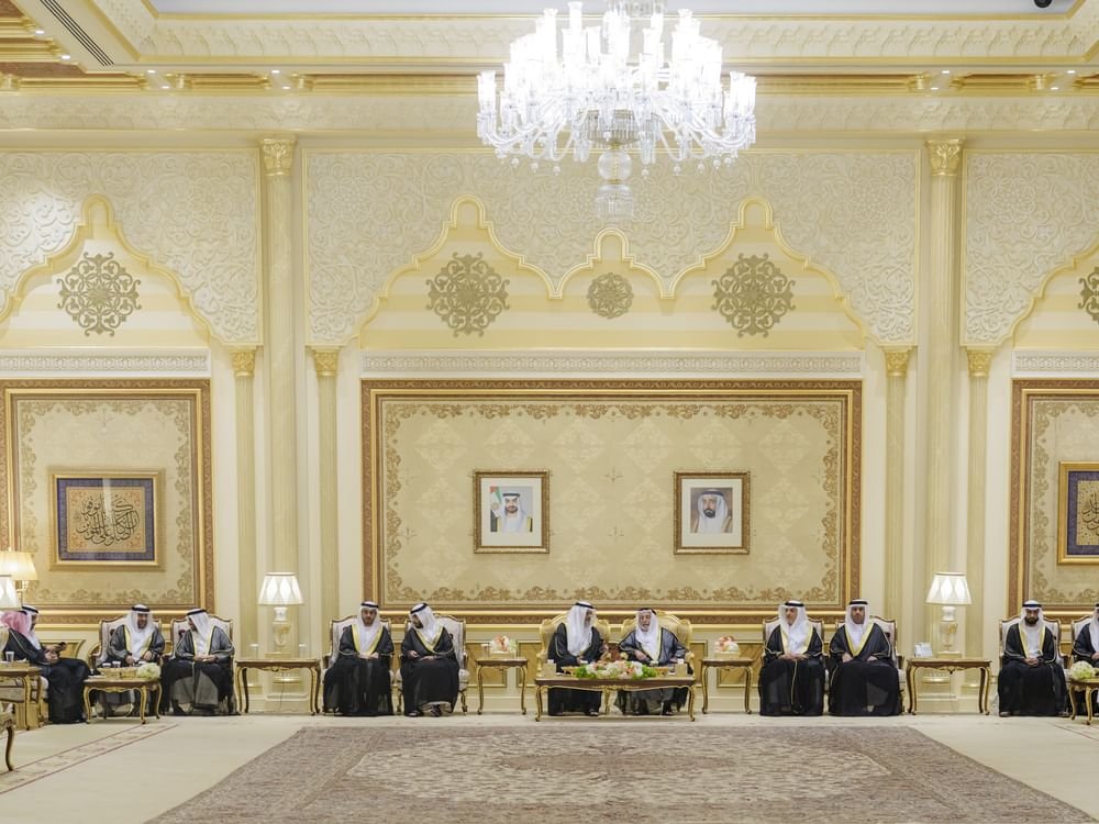 حاكم الشارقة يستقبل المهنئين بعيد الأضحى المبارك 1 حاكم الشارقة يستقبل المهنئين بعيد الأضحى المبارك