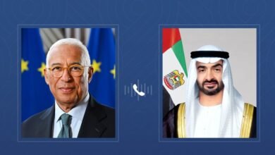 رئيس الدولة يبحث مع رئيس المجلس الأوروبي هاتفيا سبل تعزيز العلاقات بين الإمارات والاتحاد الأوروبي والتطورات الإقليمية