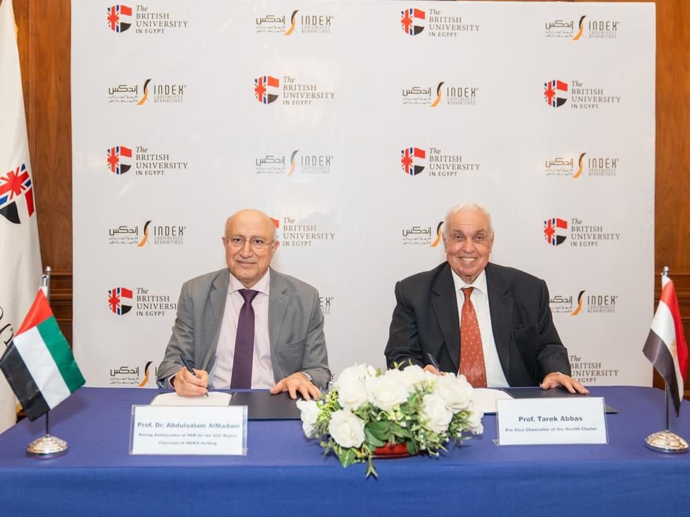 شراكة استراتيجية بين "اندكس" " و"الجامعة البريطانية في مصر" 1 شراكة استراتيجية بين "اندكس" " و"الجامعة البريطانية في مصر"
