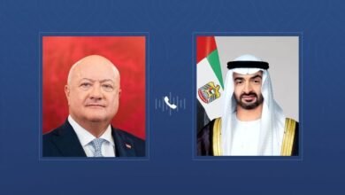 رئيس الدولة ومستشار النمسا يبحثان هاتفياً التطورات الإقليمية