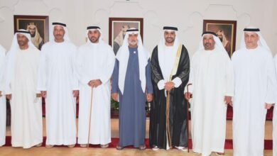 نهيان بن مبارك يحضر أفراح الغفلي والخاطري في أبوظبي