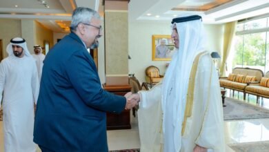 سعود بن صقر يستقبل سفير ماليزيا