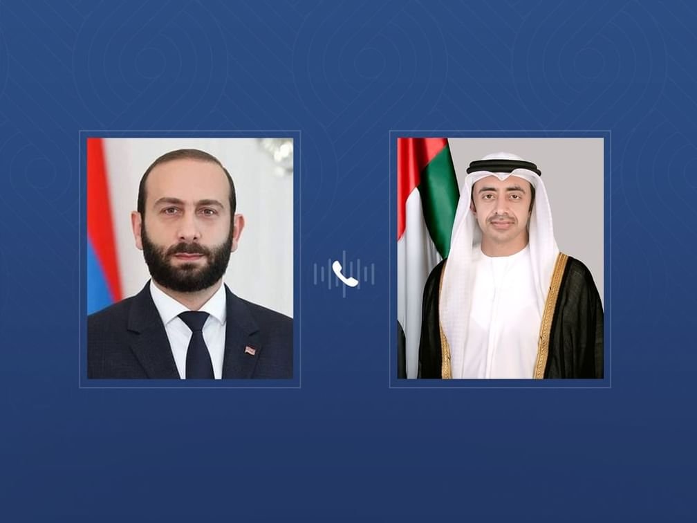 عبدالله بن زايد ووزير خارجية أرمينيا يبحثان هاتفيا التطورات الإقليمية 1 عبدالله بن زايد ووزير خارجية أرمينيا يبحثان هاتفيا التطورات الإقليمية
