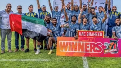 "شاهين" يتوج بلقب بطولة البرتغال الدولية لسباعيات الرجبي