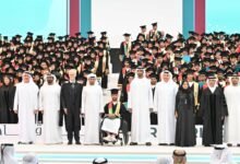 شخبوط بن نهيان يشهد حفل تخريج طلبة مدارس الإمارات الوطنية بمجمعات أبوظبي
