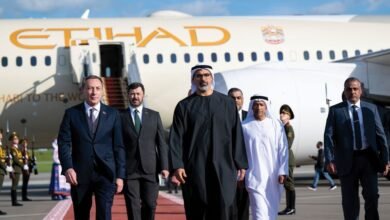 نيابة عن رئيس الدولة.. ولي عهد أبوظبي يصل إلى العاصمة البيلاروسية مينسك للمشاركة في اجتماع المجلس الاقتصادي الأعلى للاتحاد الأوراسي
