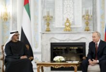 ولي عهد أبوظبي يلتقي الرئيس الروسي في العاصمة البيلاروسية مينسك