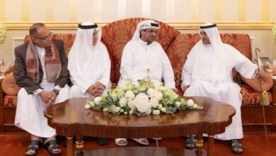 حمد الشرقي يواصل استقبال المهنئين بعيد الأضحى المبارك