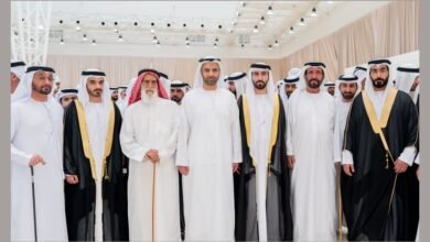محمد بن سعود يحضر العرس الجماعي لشهر يونيو في رأس الخيمة