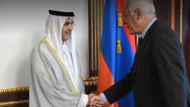 الرئيس الأرميني يستقبل في يريفان أمين عام اللجنة العليا للأخوة الإنسانية