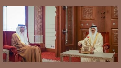 ملك البحرين يستقبل ثاني الزيودي في المنامة