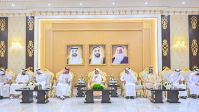 حاكم عجمان ووليّ عهده يواصلان استقبال المهنّئين بعيد الأضحى