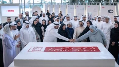 محمد بن راشد يشهد احتفال المكتب التنفيذي بمرور 25 عاماً على تأسيسه