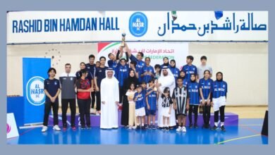 النصر بطل الدولة للفئات العمرية للريشة الطائرة