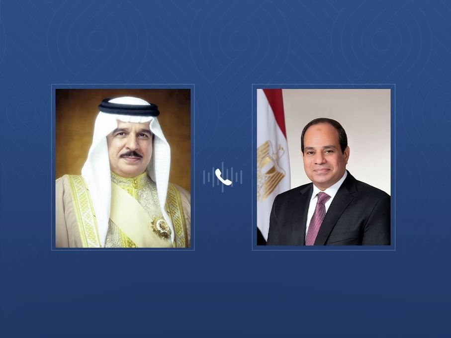 ملك البحرين والرئيس المصري يعربان عن قلقهما من التصعيد الجاري بالمنطقة 1 ملك البحرين والرئيس المصري يعربان عن قلقهما من التصعيد الجاري بالمنطقة
