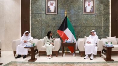 وفد من "قطارات الاتحاد" يبحث مع وزيرة الأشغال الكويتية التعاون في مشاريع السكك الحديدية