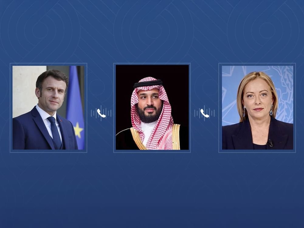 ولي العهد السعودي يؤكد لماكرون وميلوني على أولوية خفض التصعيد في المنطقة 1 ولي العهد السعودي يؤكد لماكرون وميلوني على أولوية خفض التصعيد في المنطقة