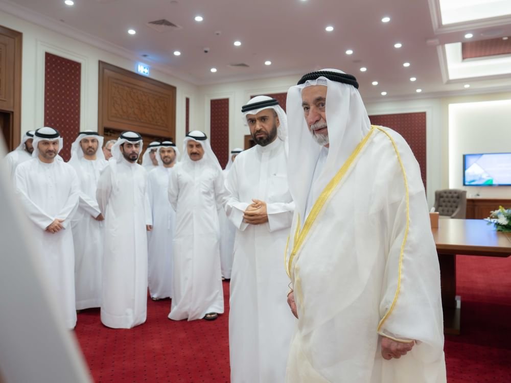سلطان القاسمي يترأس اجتماع مجلس أمناء أكاديمية الشارقة للنقل البحري 1 سلطان القاسمي