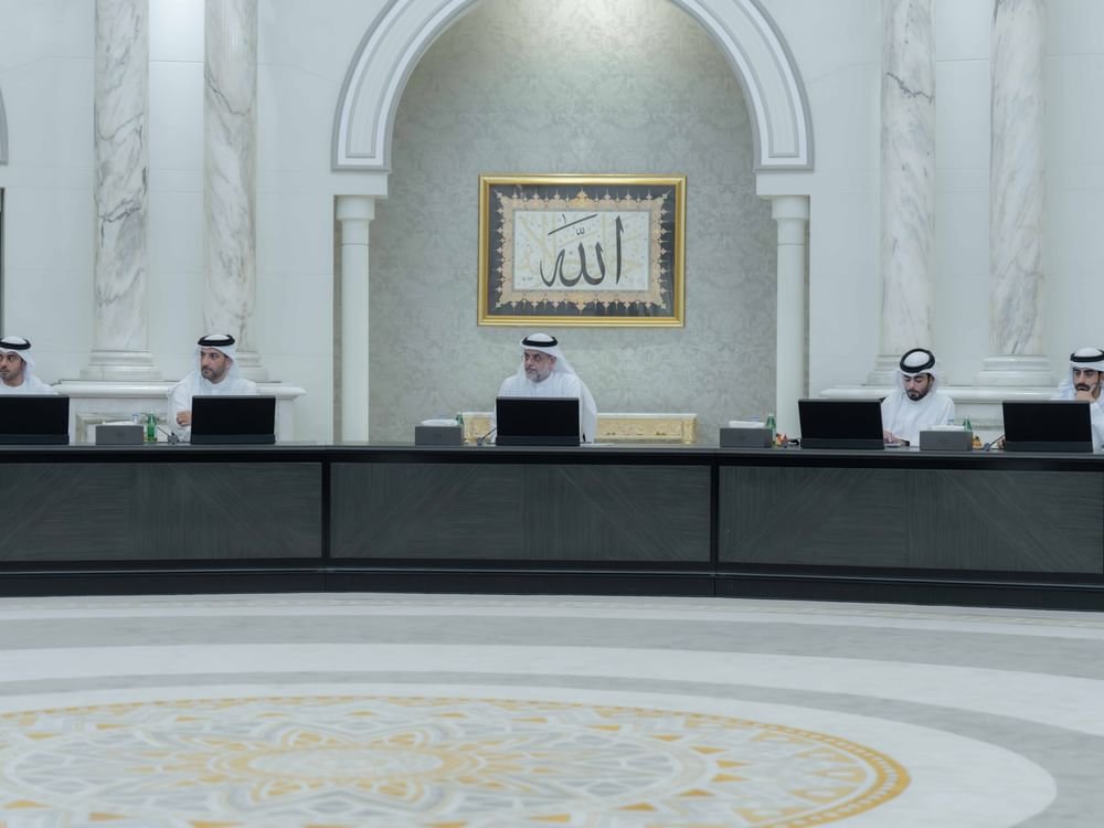 ولي عهد الشارقة يترأس اجتماع المجلس التنفيذي 1 ولي عهد الشارقة