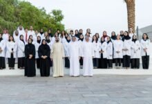 محمد بن راشد يلتقي أوائل خريجي جامعة محمد بن راشد للطب والعلوم الصحية