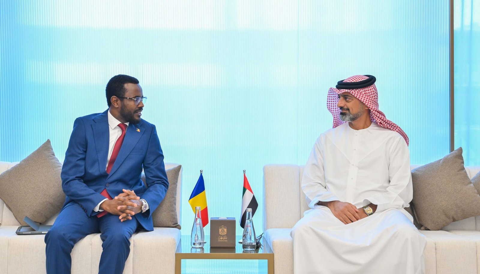 عمار بن حميد يستقبل سفير تشاد 1 عمار بن حميد يستقبل سفير تشاد