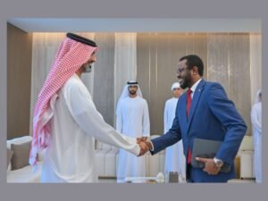 عمار بن حميد يستقبل سفير تشاد